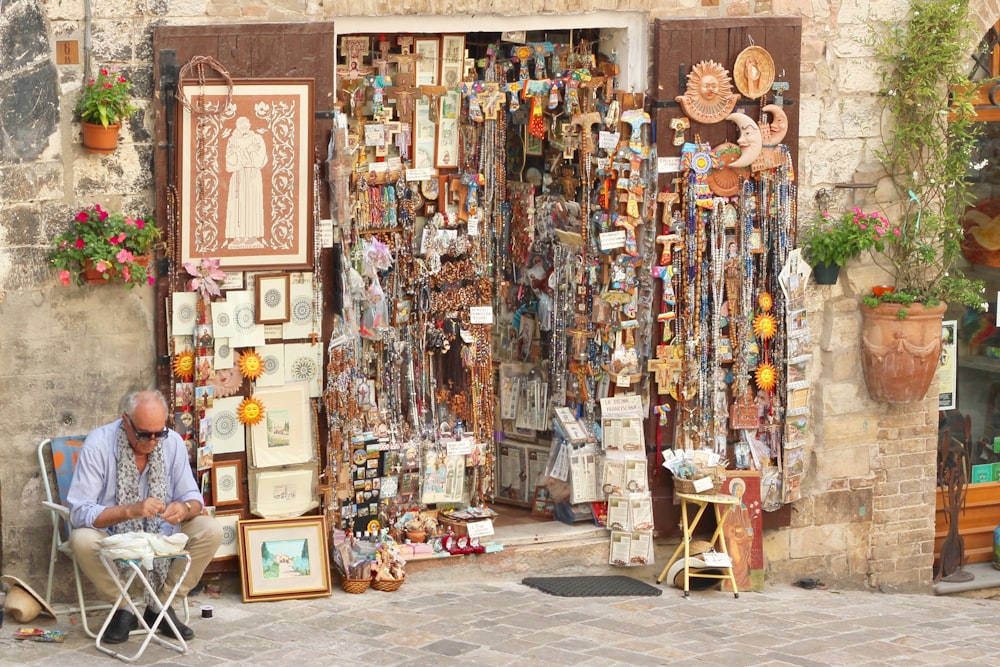 assorted wall decors on brown wooden wall