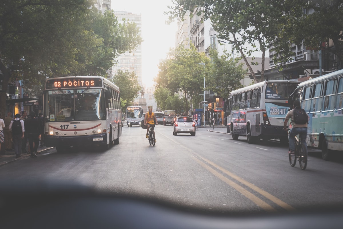 Centro Montevideo — pedestrians on a city street in the heart of the Uruguayan capital