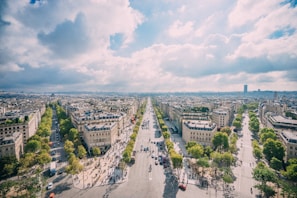 A panoramic view of the vibrant streets of Buenos Aires.