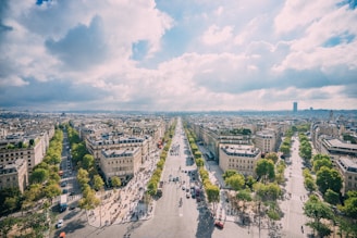 A panoramic view of the vibrant streets of Buenos Aires.