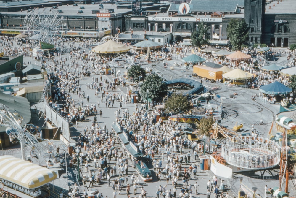 aerial view of city during daytime