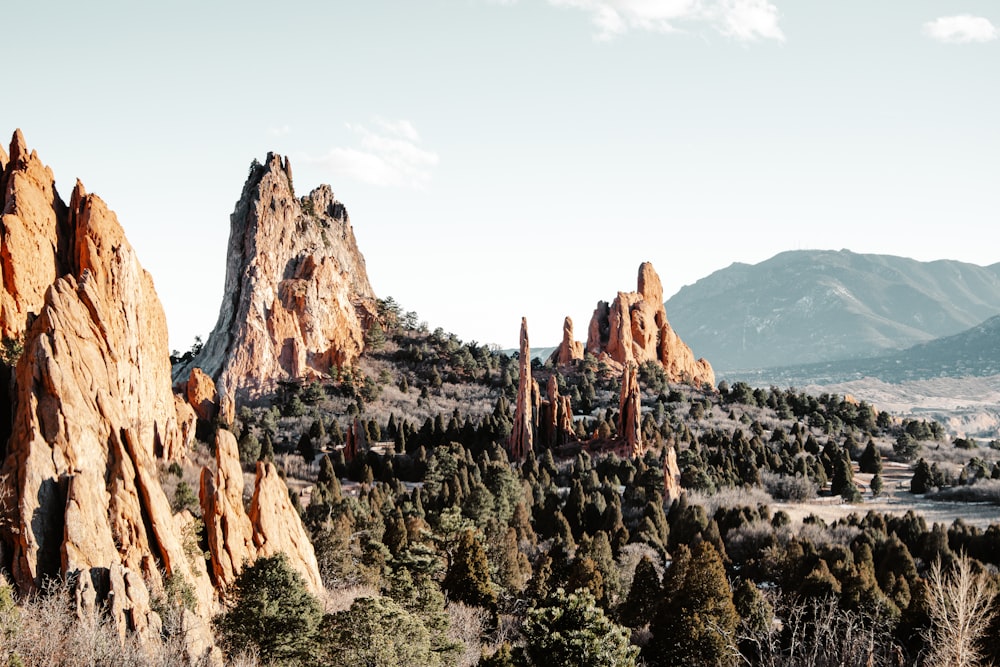 brown rocky mountain during daytime