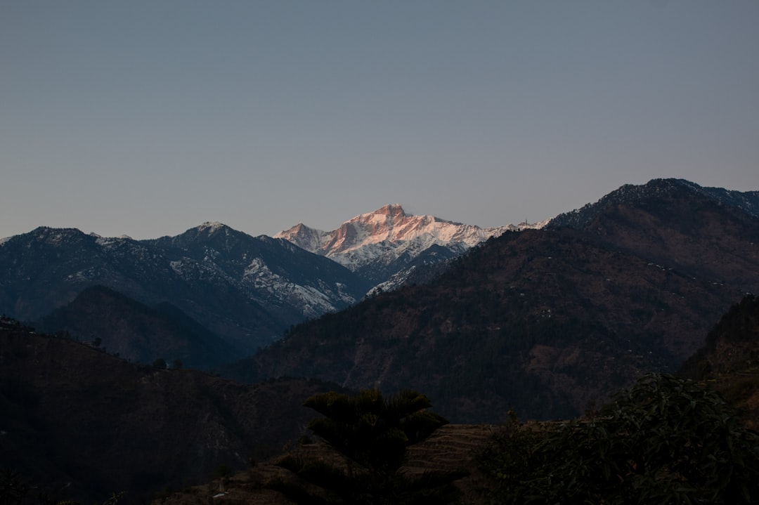 photo of Ukhimath Mountain range near Kedarnath Temple