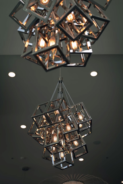 black and white pendant lamps