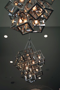 Glass Orb Chandelier