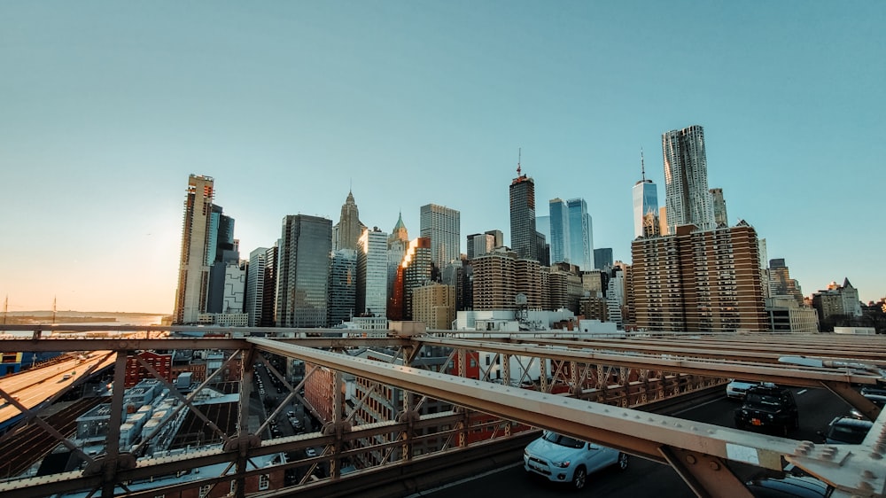 city skyline under blue sky during daytime