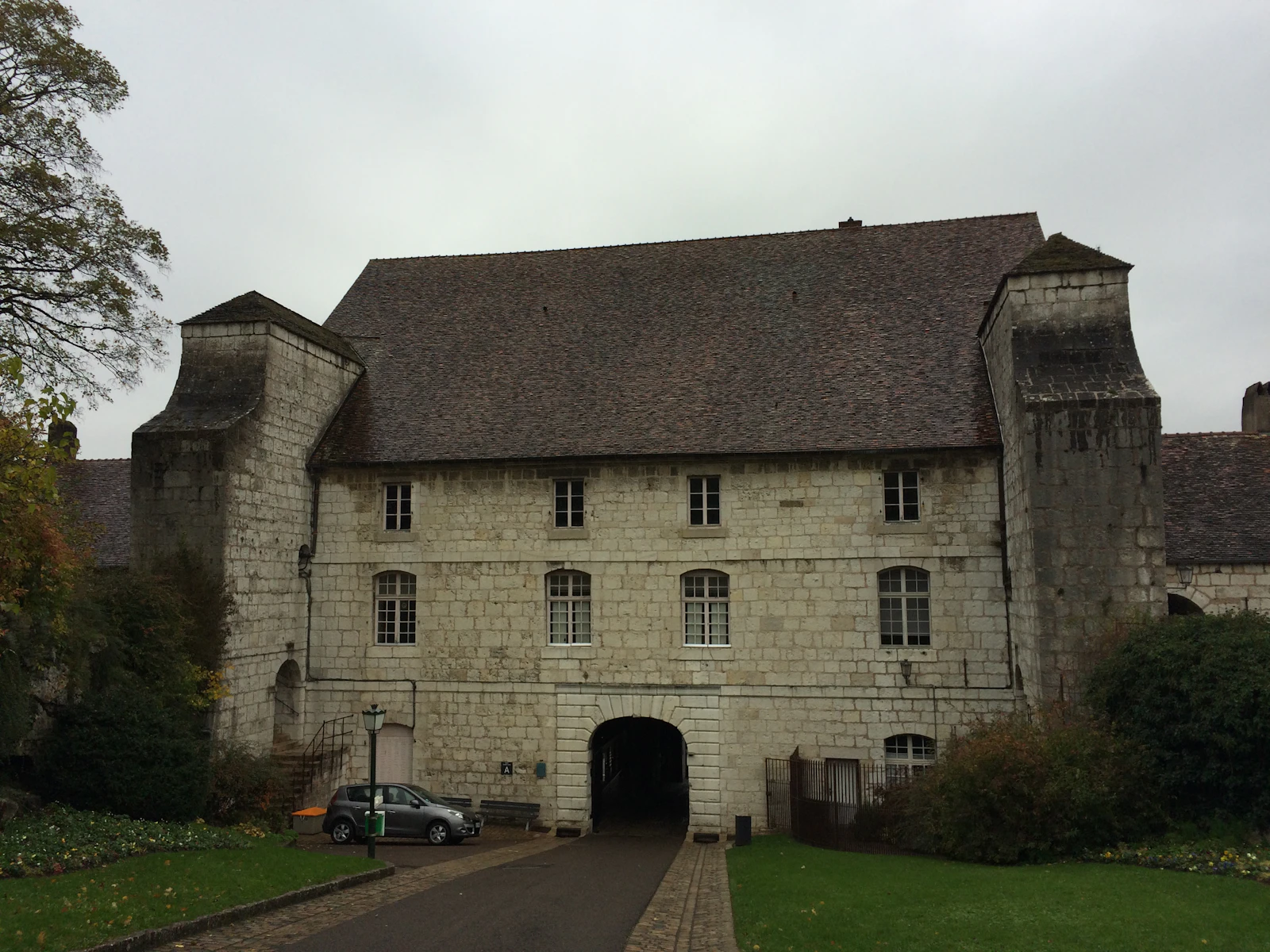 An old stone building in the town — Besançon, France
