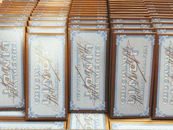 Assortment of premium Belgian chocolate bars wrapped in elegant packaging.