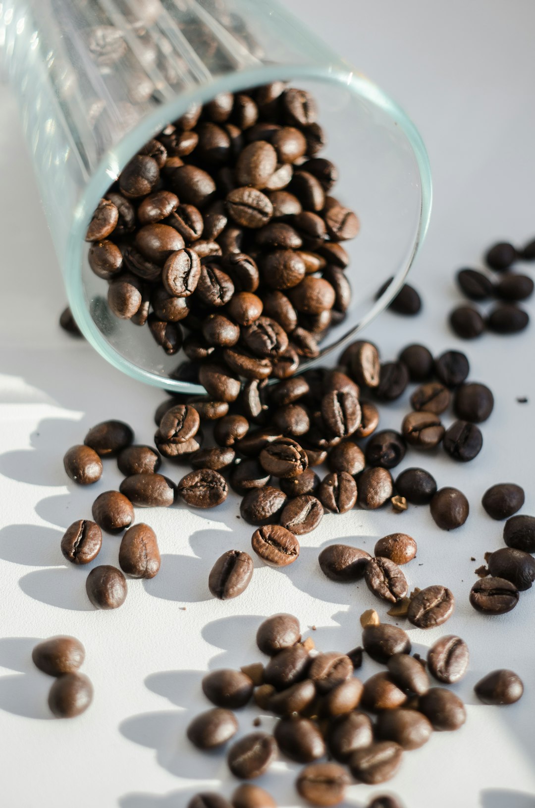 brown coffee beans on green ceramic bowl