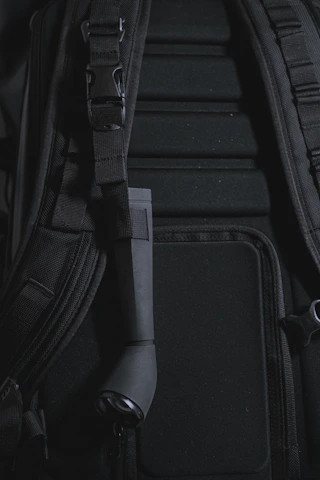Close-up of a durable hiking backpack with multiple compartments and sturdy straps.