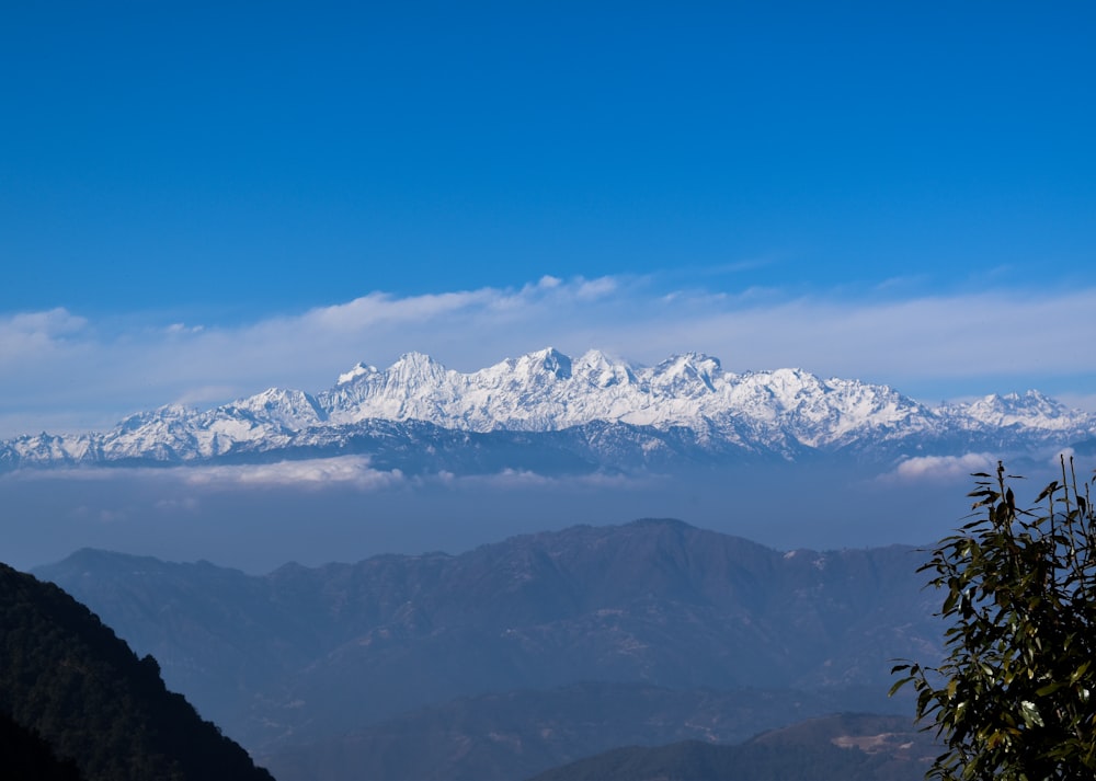 snow covered mountains during daytime