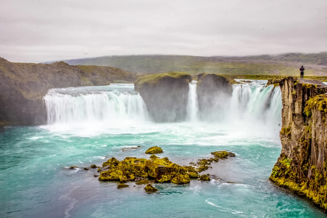 travelers stories about Waterfall in Goðafoss Waterfall, Iceland