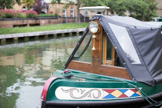 blue and white boat on water in Oxford United Kingdom