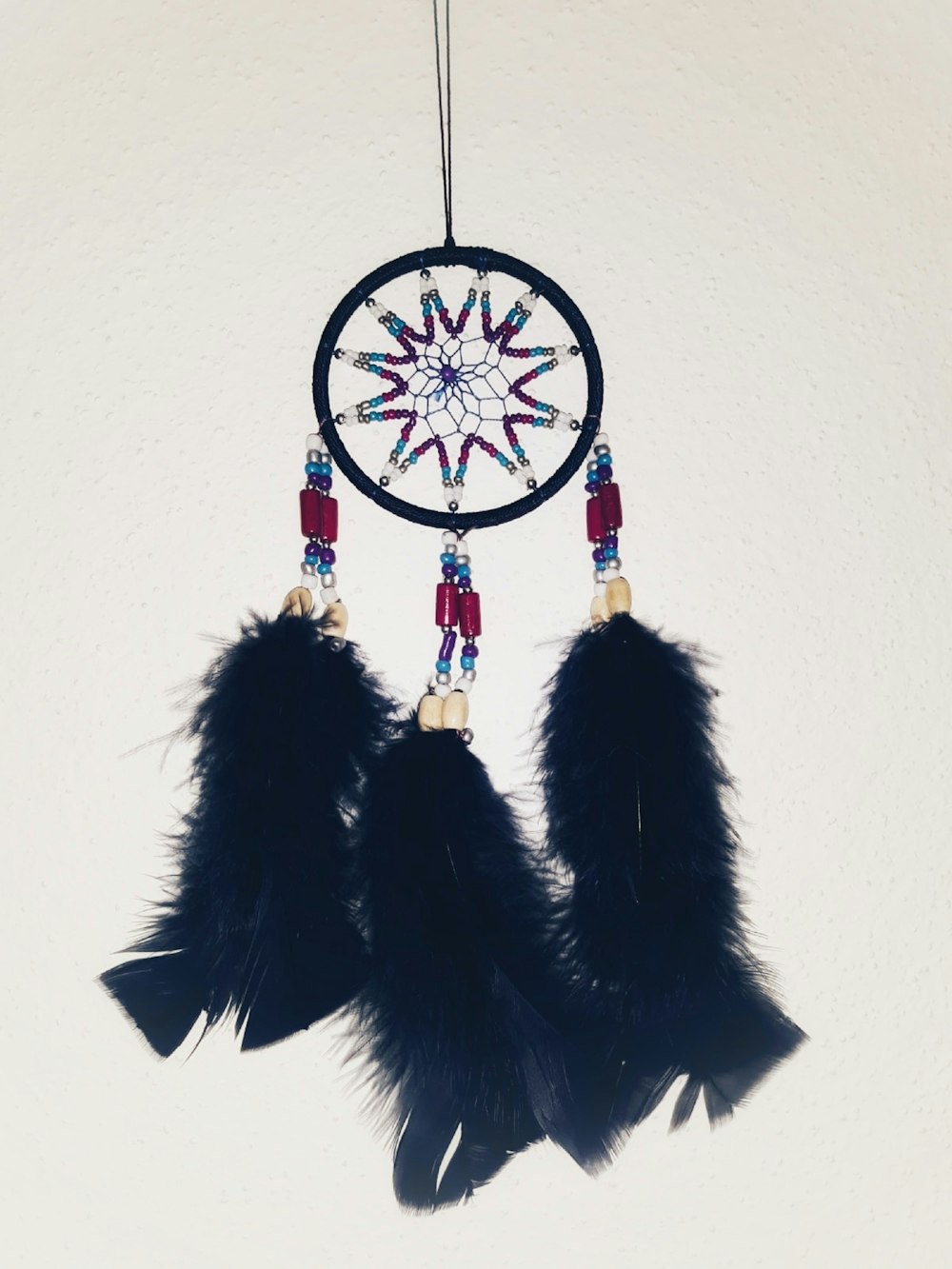 black and purple dream catcher