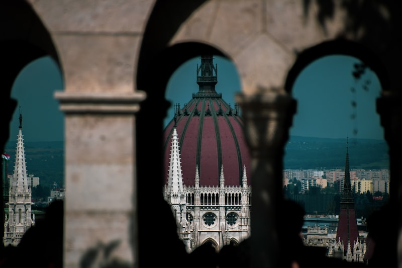 The Parliament of Budapest viewed from Fisherman's Bastion