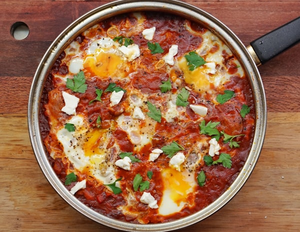 Shakshuka — Eieren in Tomatensaus