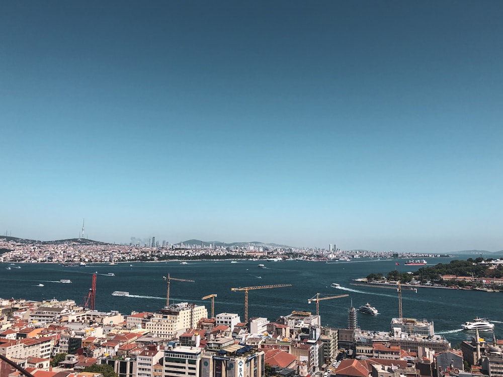 city buildings near body of water during daytime