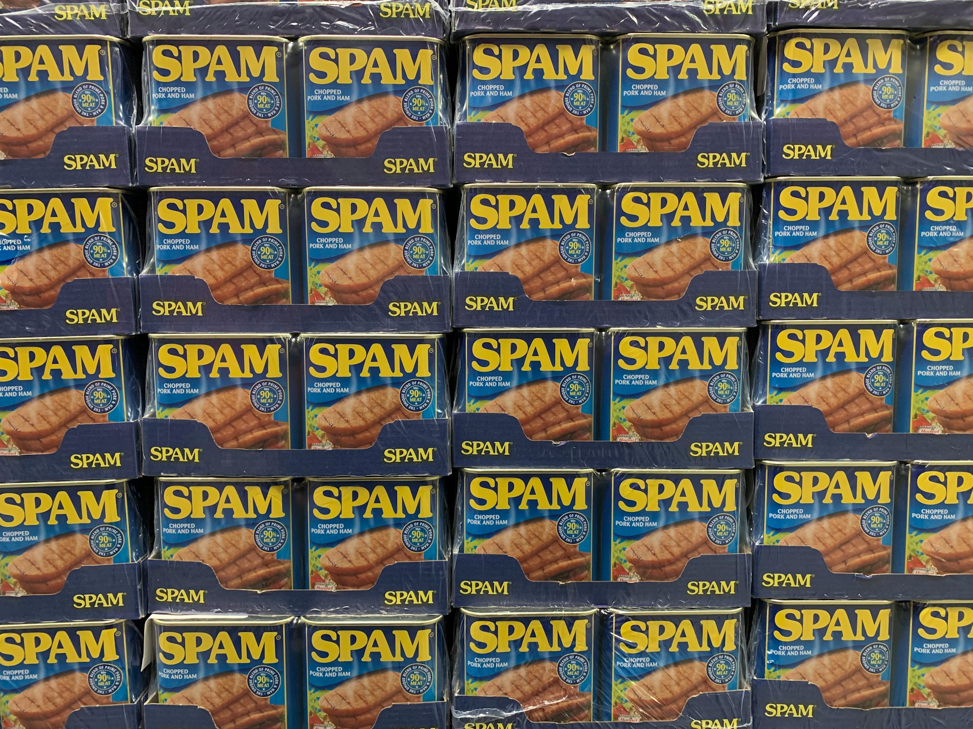 SPAM - 

Might be fitting if you're talking about social media spam or email spam ;) 