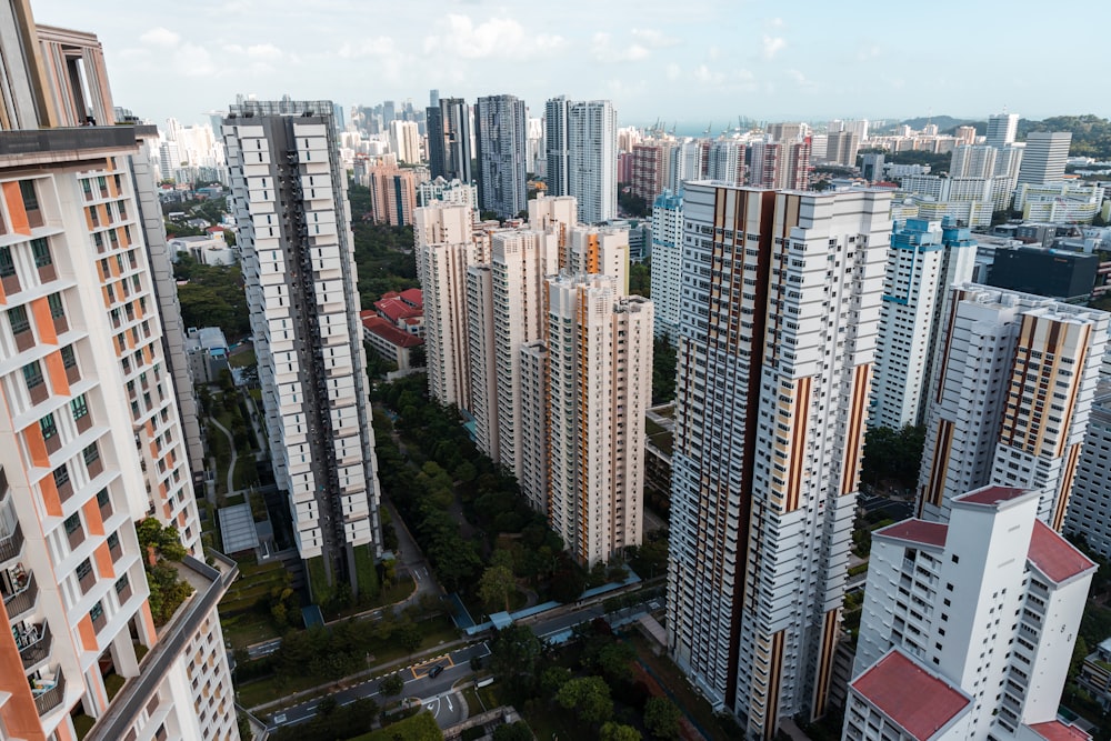 aerial view of city buildings during daytime