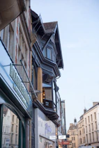 Local Chatham street view with small businesses and a clear blue sky.