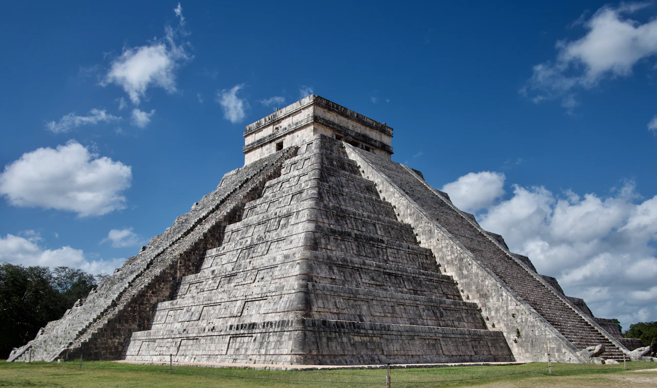 Majestic Mayan Pyramid in Mexico