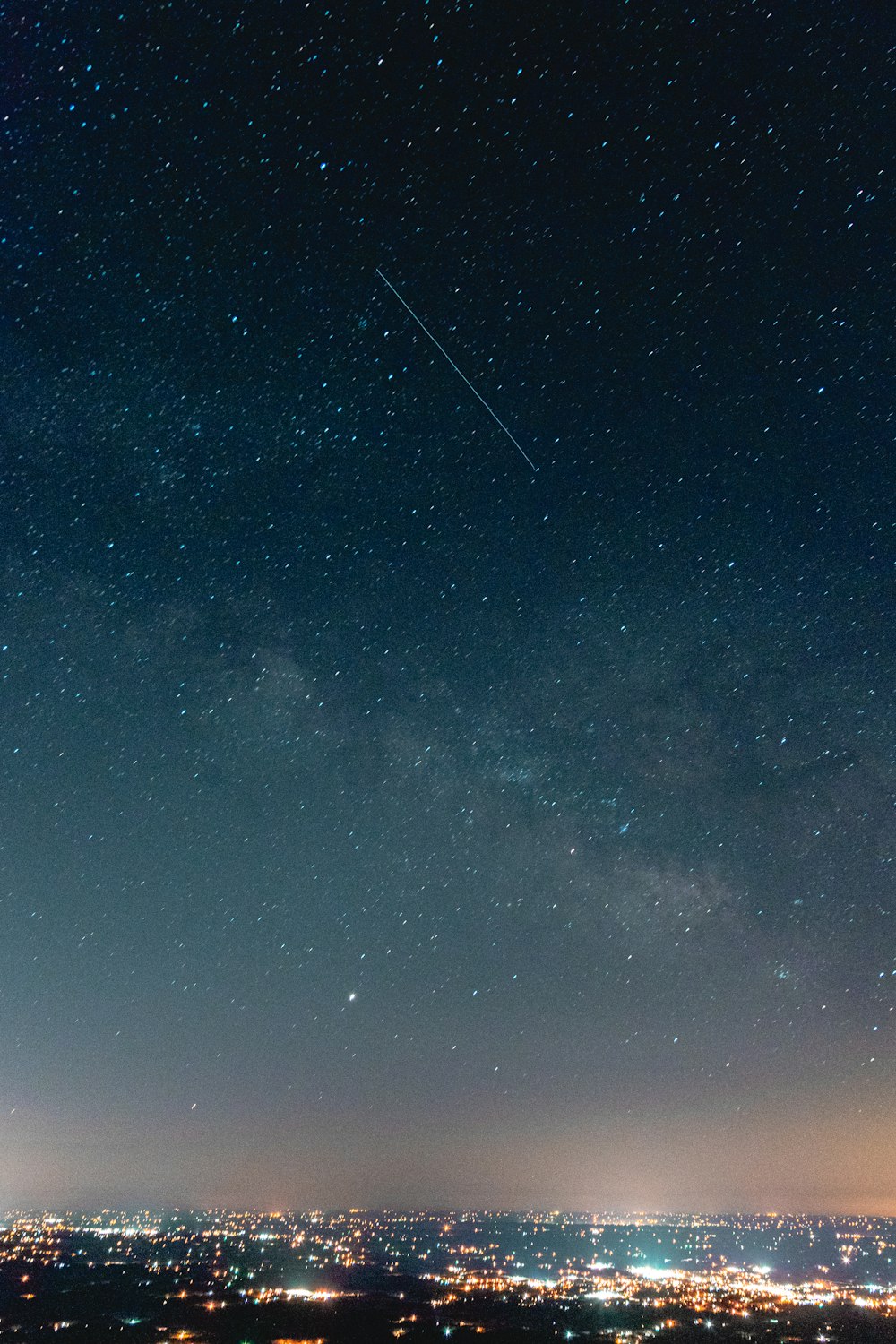 starry night sky over the starry night