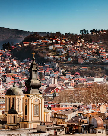 aerial view of city during daytime