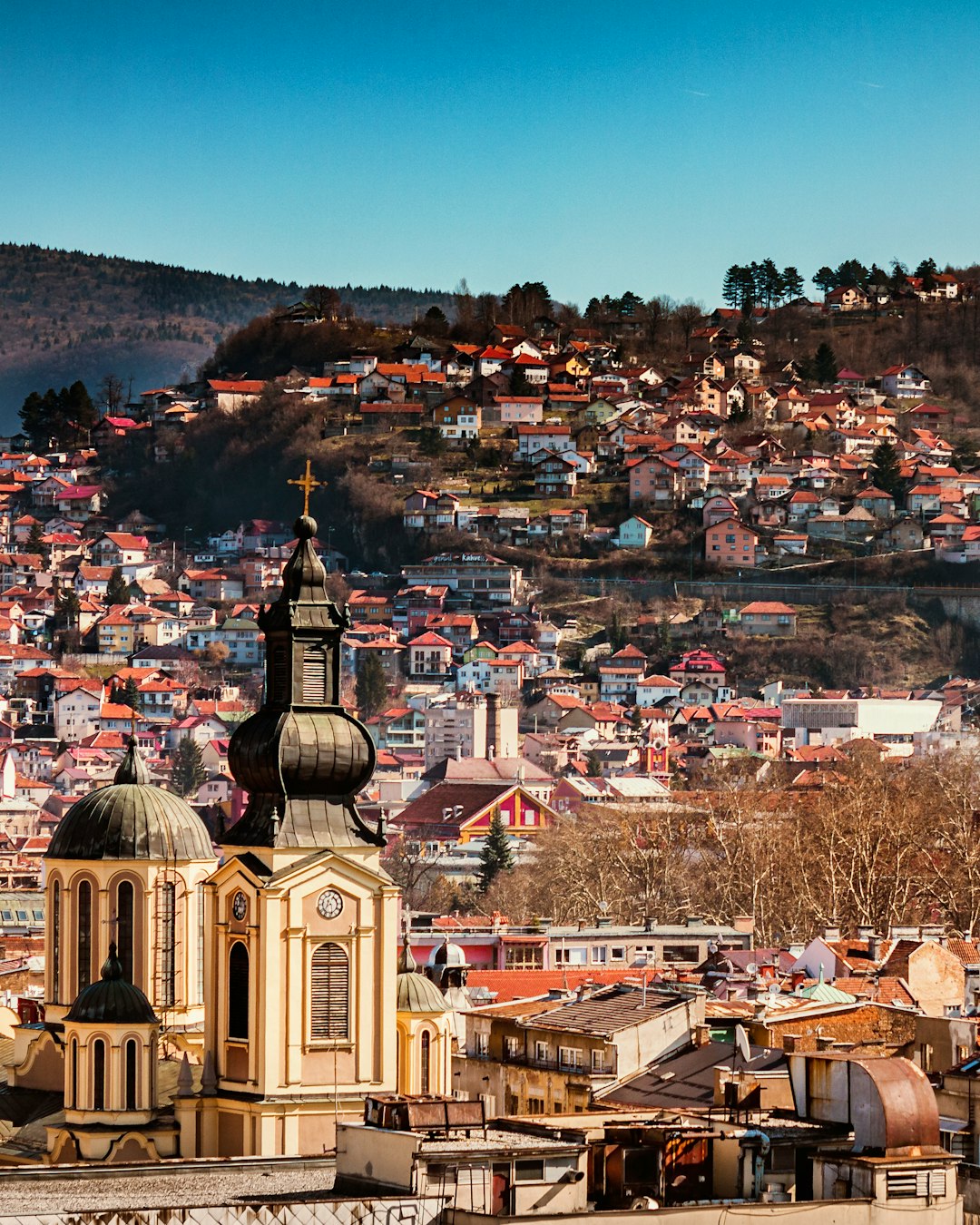 aerial view of city during daytime