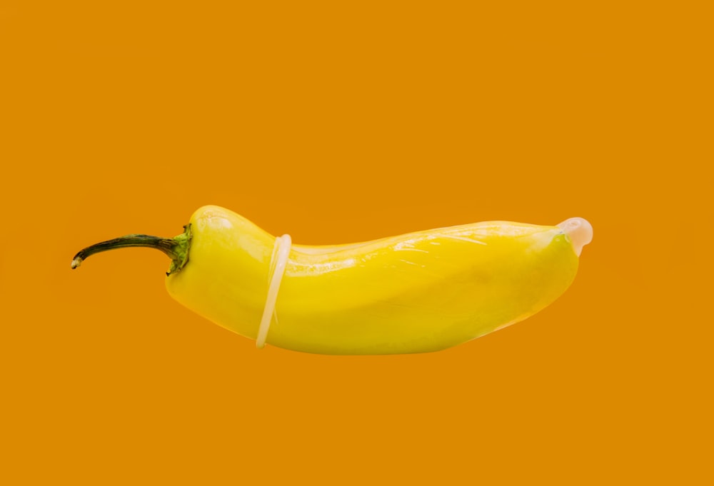 yellow banana fruit with water droplets