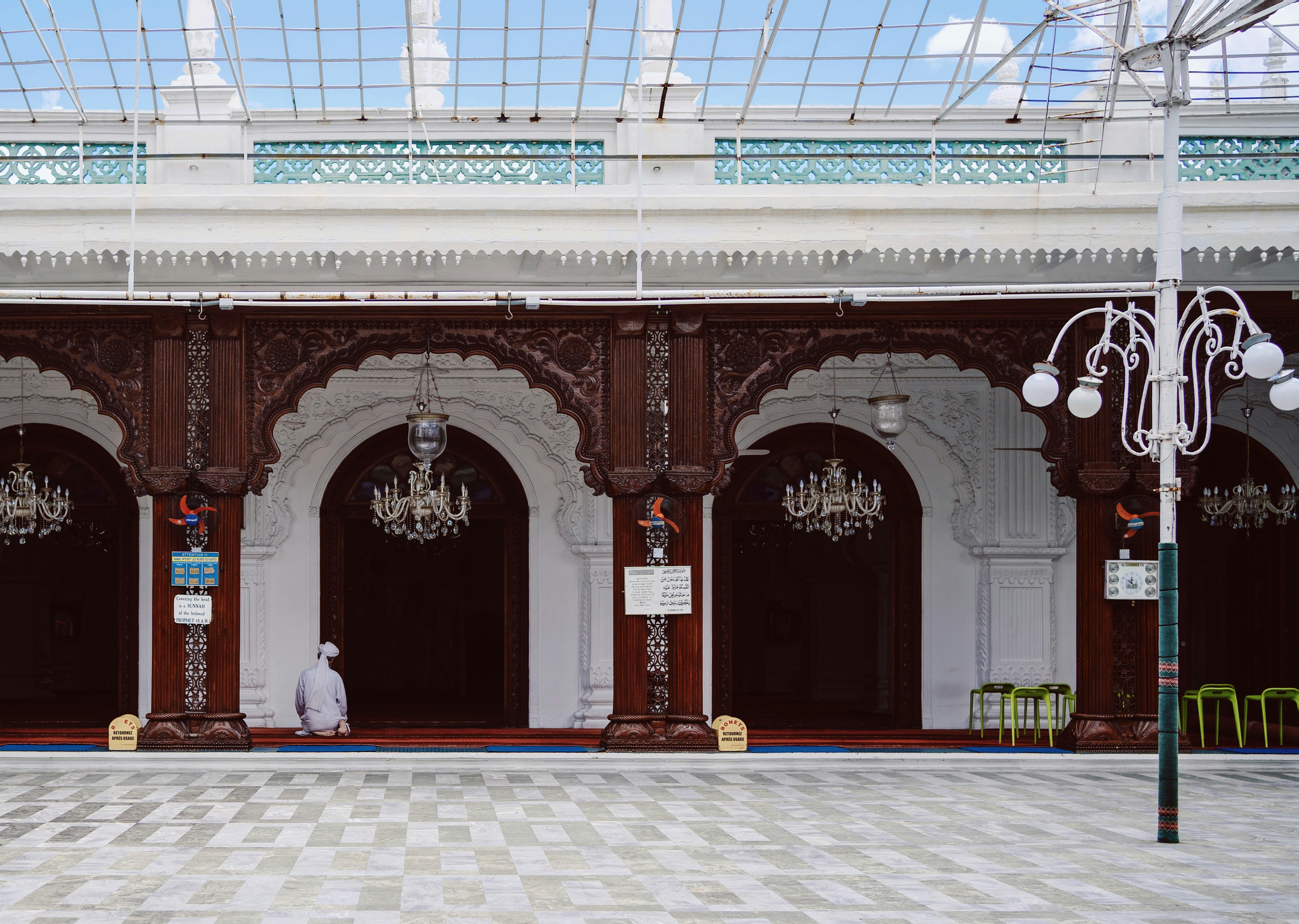red and white concrete building, 