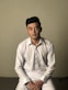 man in white dress shirt