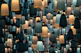 black and brown pendant lamp