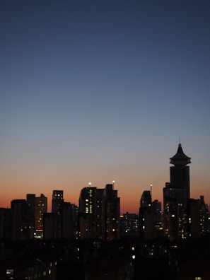 A creative vector illustration of a city skyline used in a client’s marketing materials.