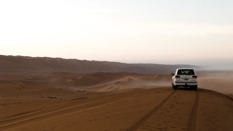 Wahiba Sands dune drive and camp dinner