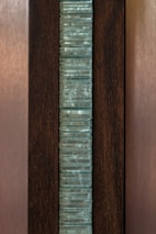 Stacks of custom-cut glass panes ready for delivery from the Norfolk workshop.