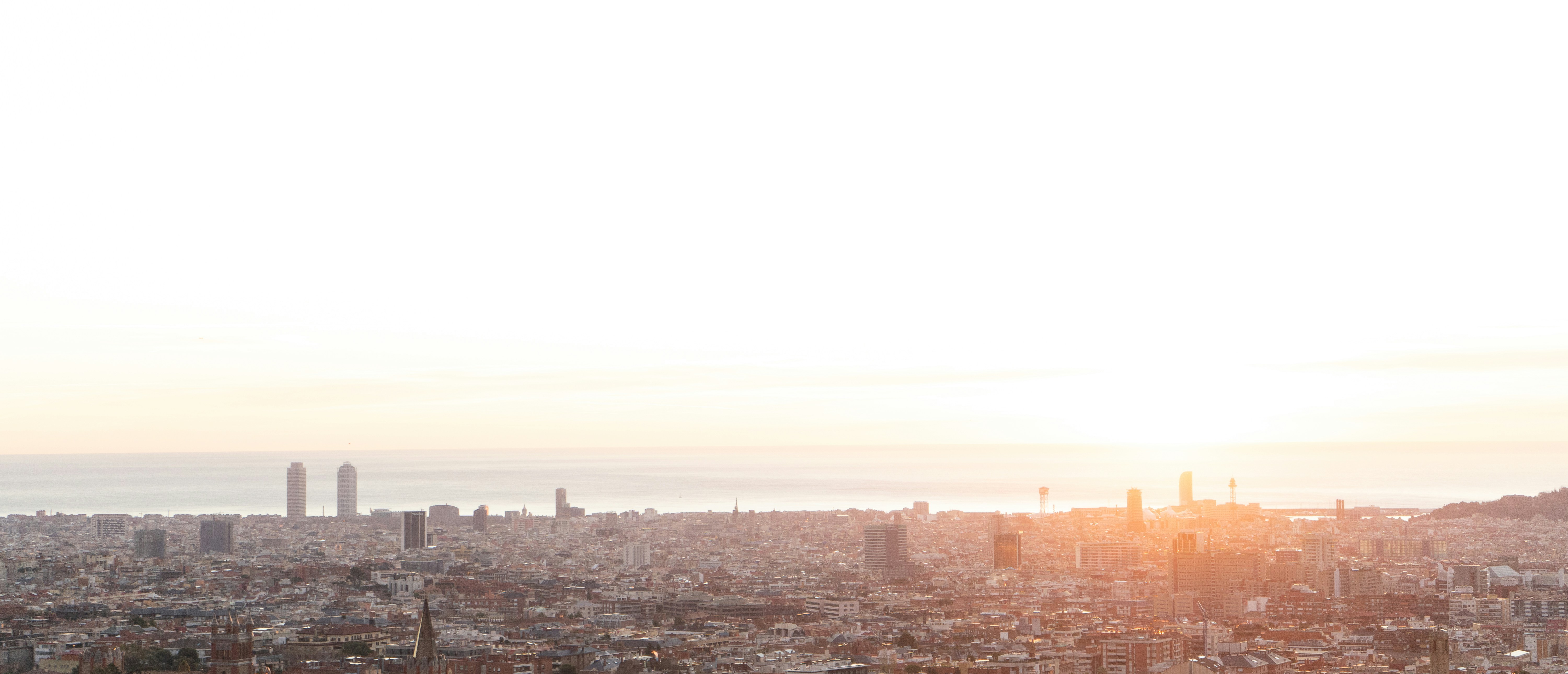 Sunrise in Barcelona