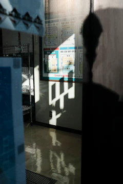 Reflective epoxy floor in a retail store showcasing polished merchandise