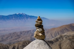 gray stone on gray rock
