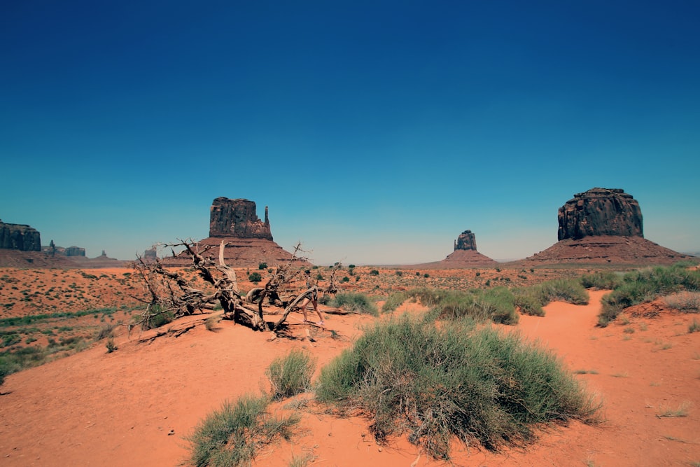 brown rock formation under blue sky during daytime