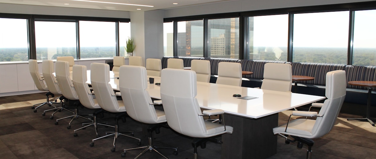 white and gray office rolling chairs