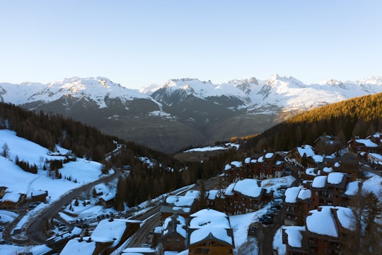 snow covered mountains during daytime in La Plagne France