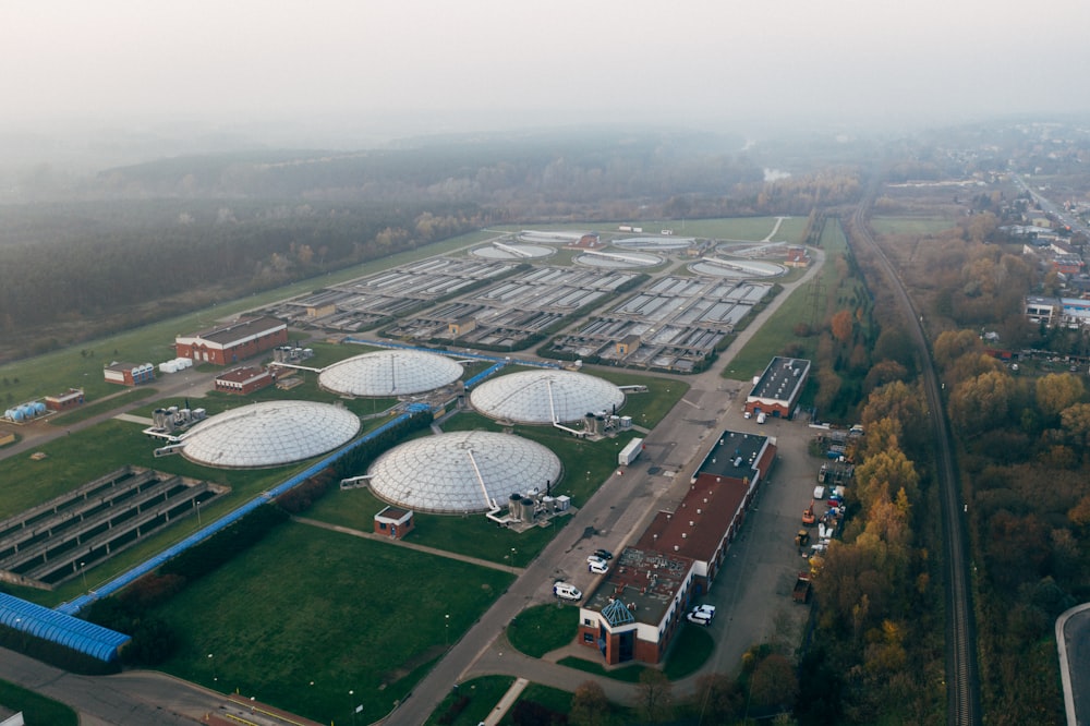 veduta aerea della città durante il giorno