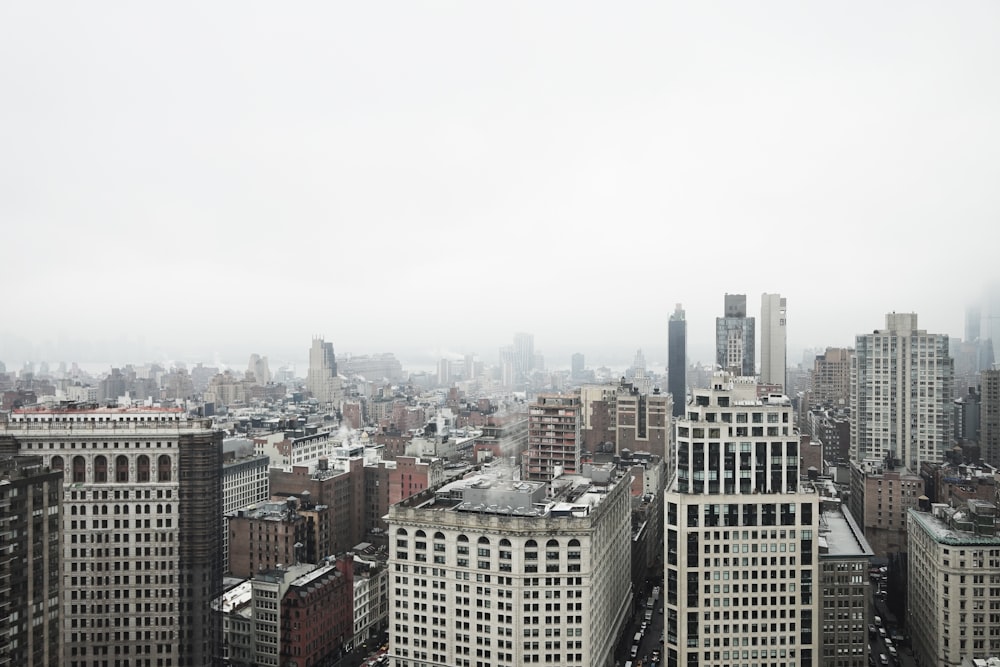 aerial view of city buildings during daytime