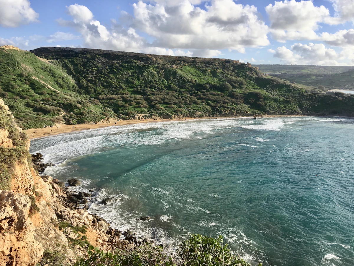 Mellieha Bay beach, Malta