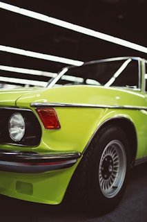 A stunning view of a second-hand car being inspected.