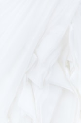 white textile in close up photography