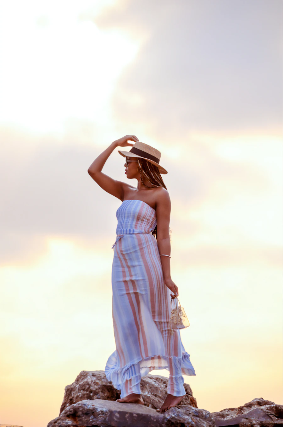 Ravello Linen Maxi Dress view 2