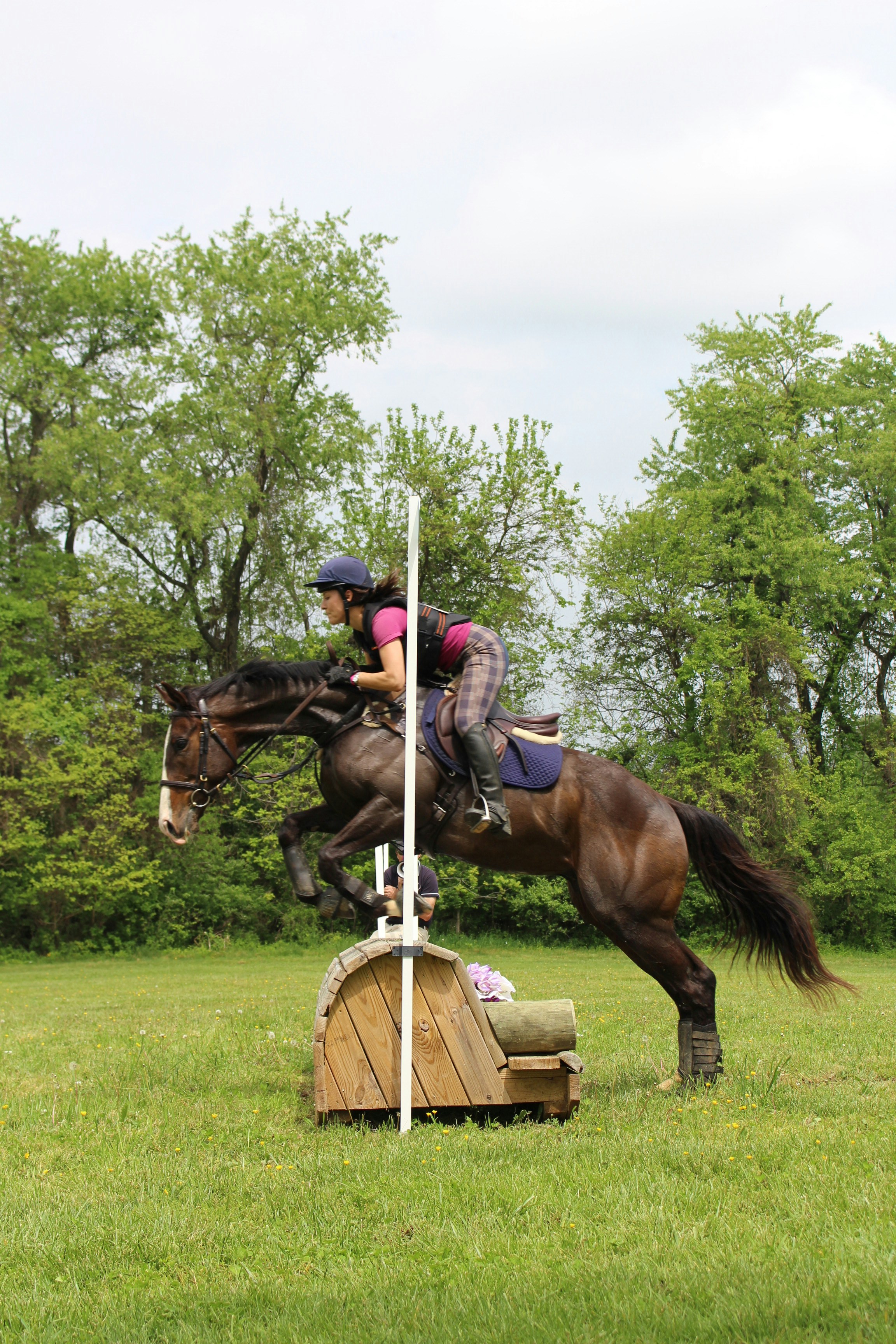 man in green and brown camouflage jacket riding brown horse during daytime