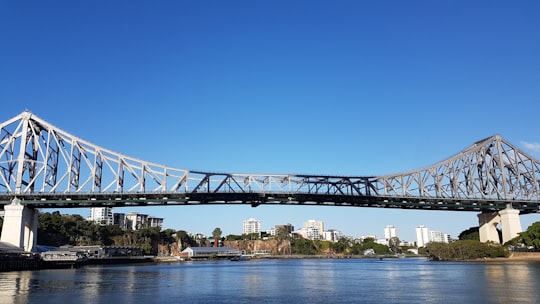 bridge over river under blue sky during daytime in Story Bridge Australia