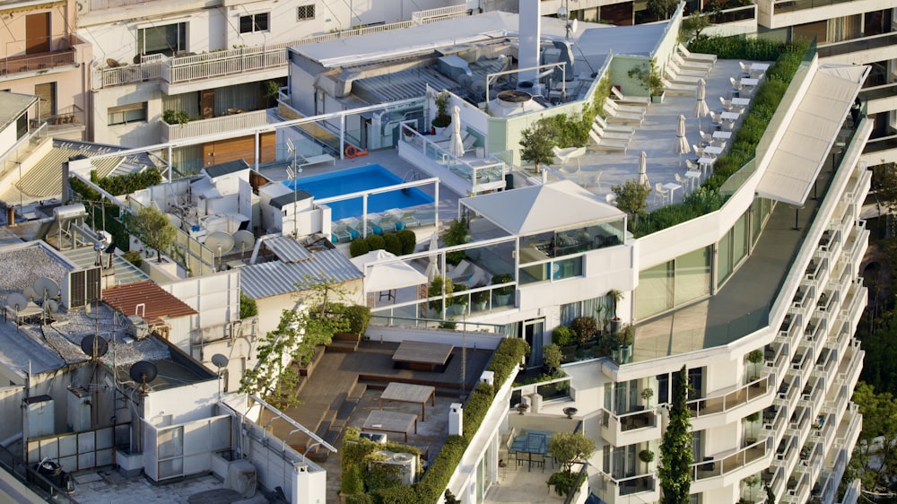 aerial view of city buildings during daytime